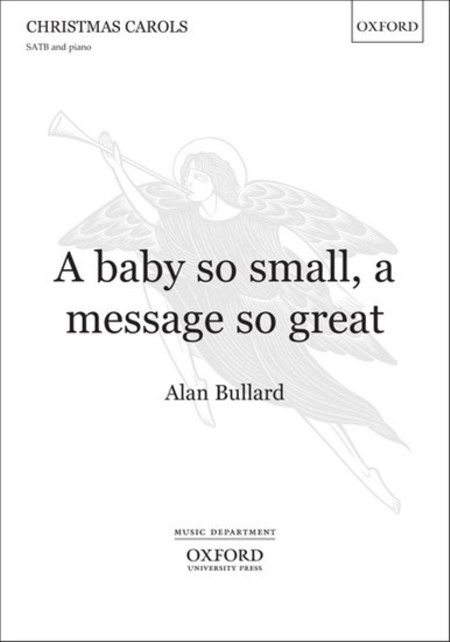 A baby so small, a message so great 4-Part scores gallery preview page 1