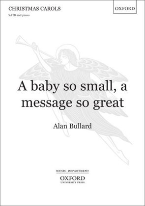 Book cover for A baby so small, a message so great