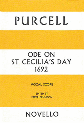 Book cover for Ode on St Cecilia's Day