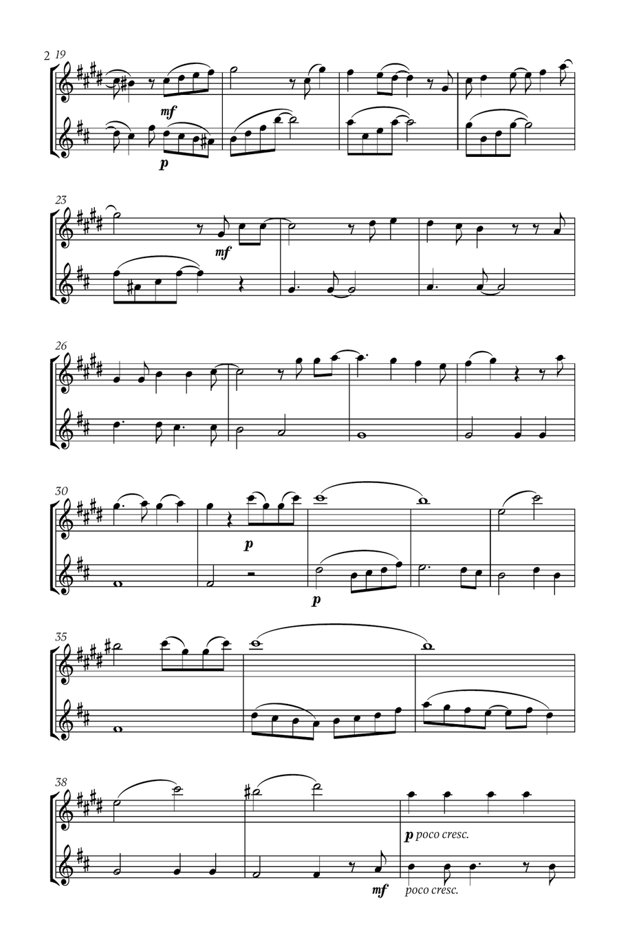 Mary, Did You Know? Mary, Did You Know? Flute scores gallery preview page 2