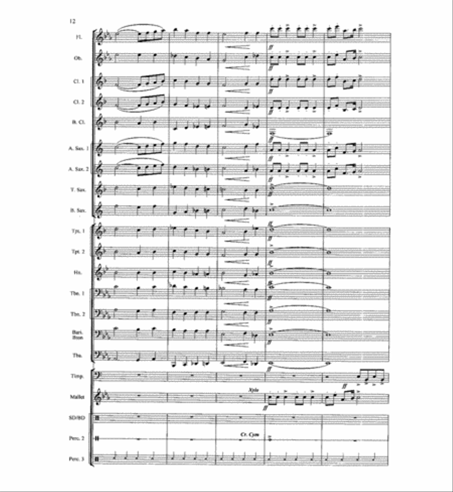 A Crazy, Mixed-Up Christmas Concert Concert Band scores gallery preview page 13