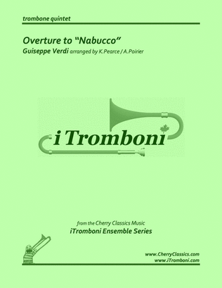 Book cover for Nabucco Overture for Trombone Quintet