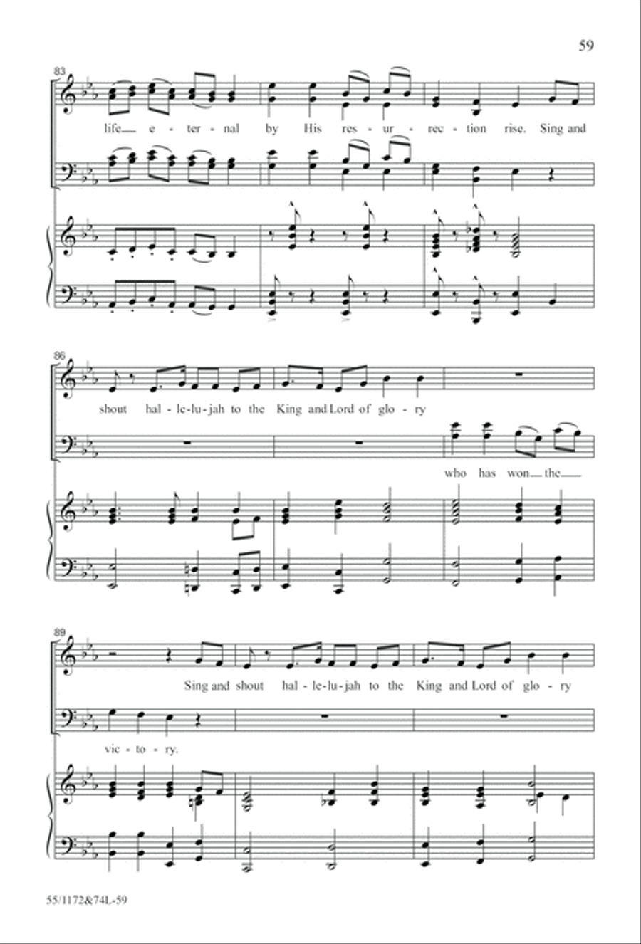 The Easter Story 4-Part scores gallery preview page 60