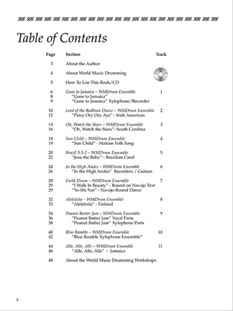 World Music Drumming: More New Ensembles and Songs Drums scores gallery preview page 2