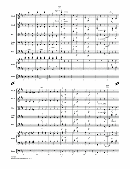 Scherzo from Symphony No. 3 (Eroica) - Conductor Score (Full Score)