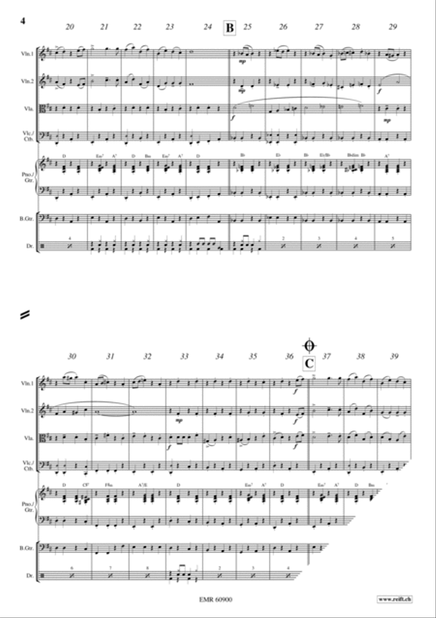 Funny Time String Quartet scores gallery preview page 4