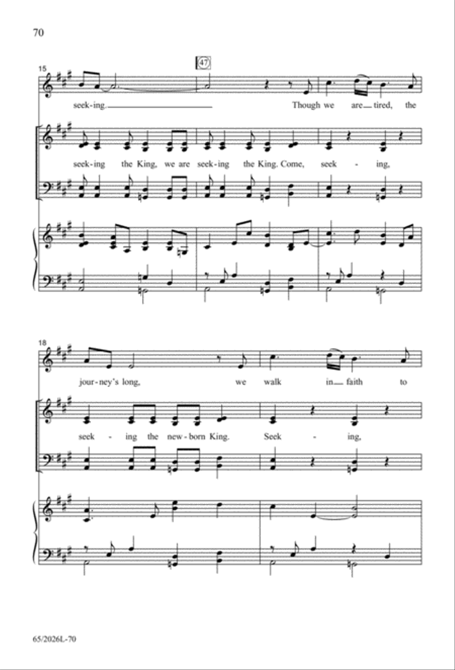 Night of the Father's Love 4-Part scores gallery preview page 71