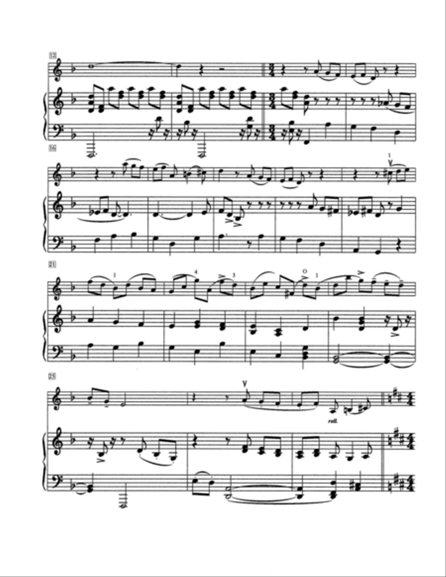 O AMIGO DO ONCA Violin Solo scores gallery preview page 3