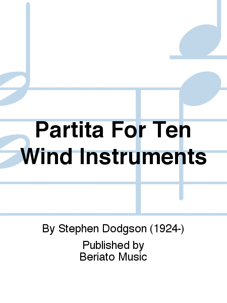 Partita For Ten Wind Instruments