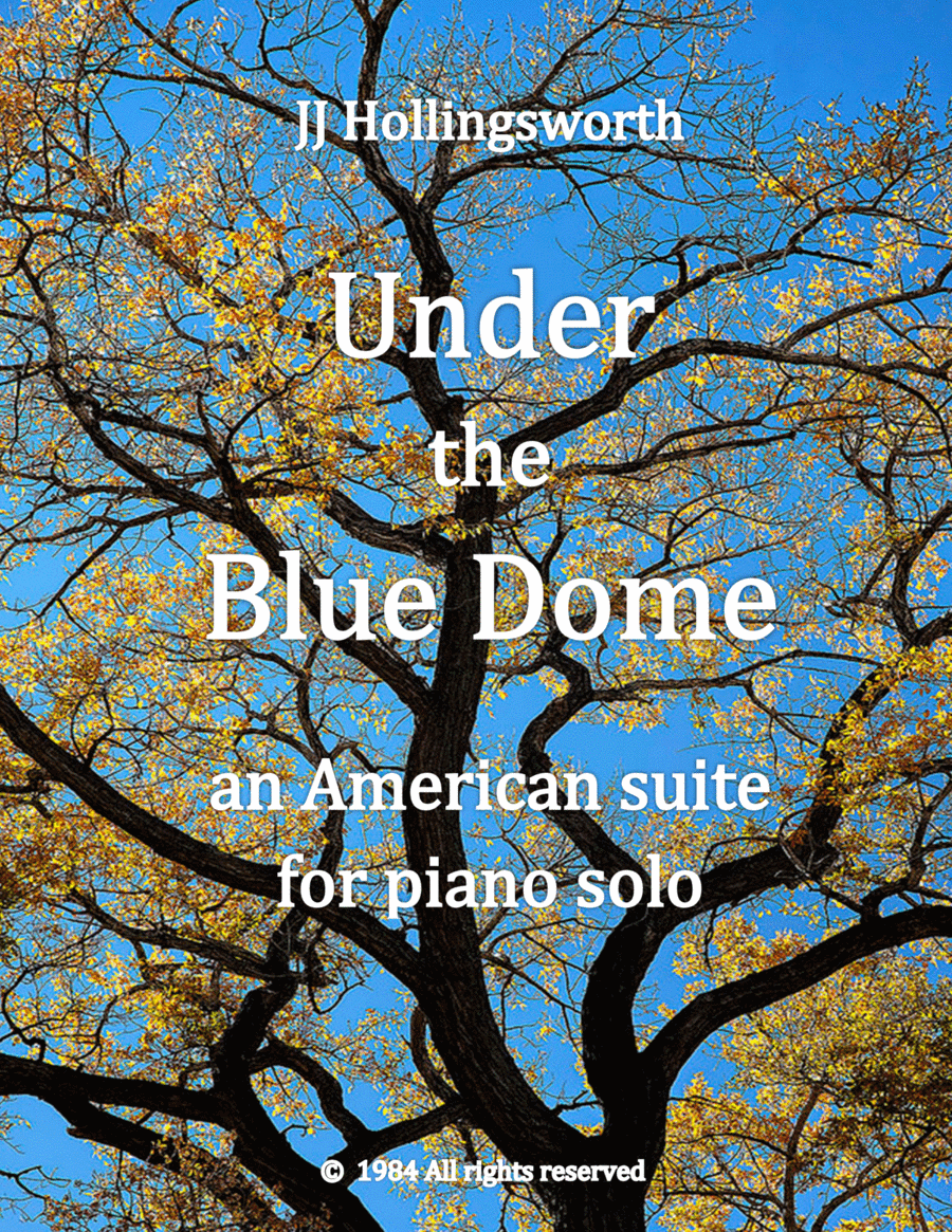 Under The Blue Dome: An American Piano Suite Piano Solo scores gallery preview page 1