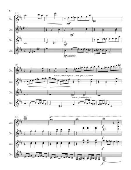 String Quartet No. 2 in D Major (Guitar Quartet) image number null