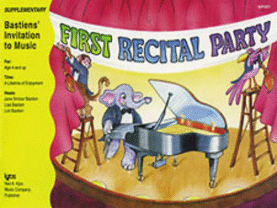 Invitation To Music First Recital Party