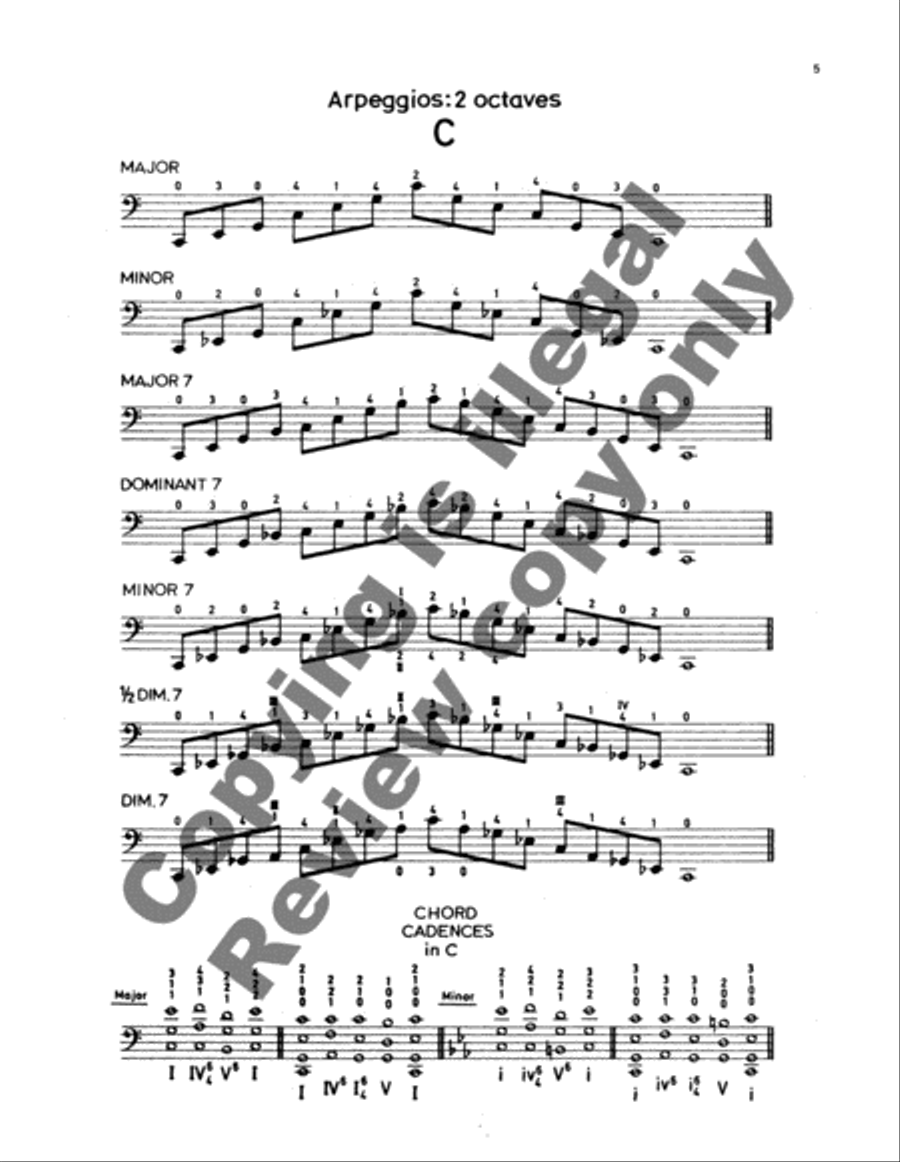 Cello Scales and Arpeggios Cello scores gallery preview page 9
