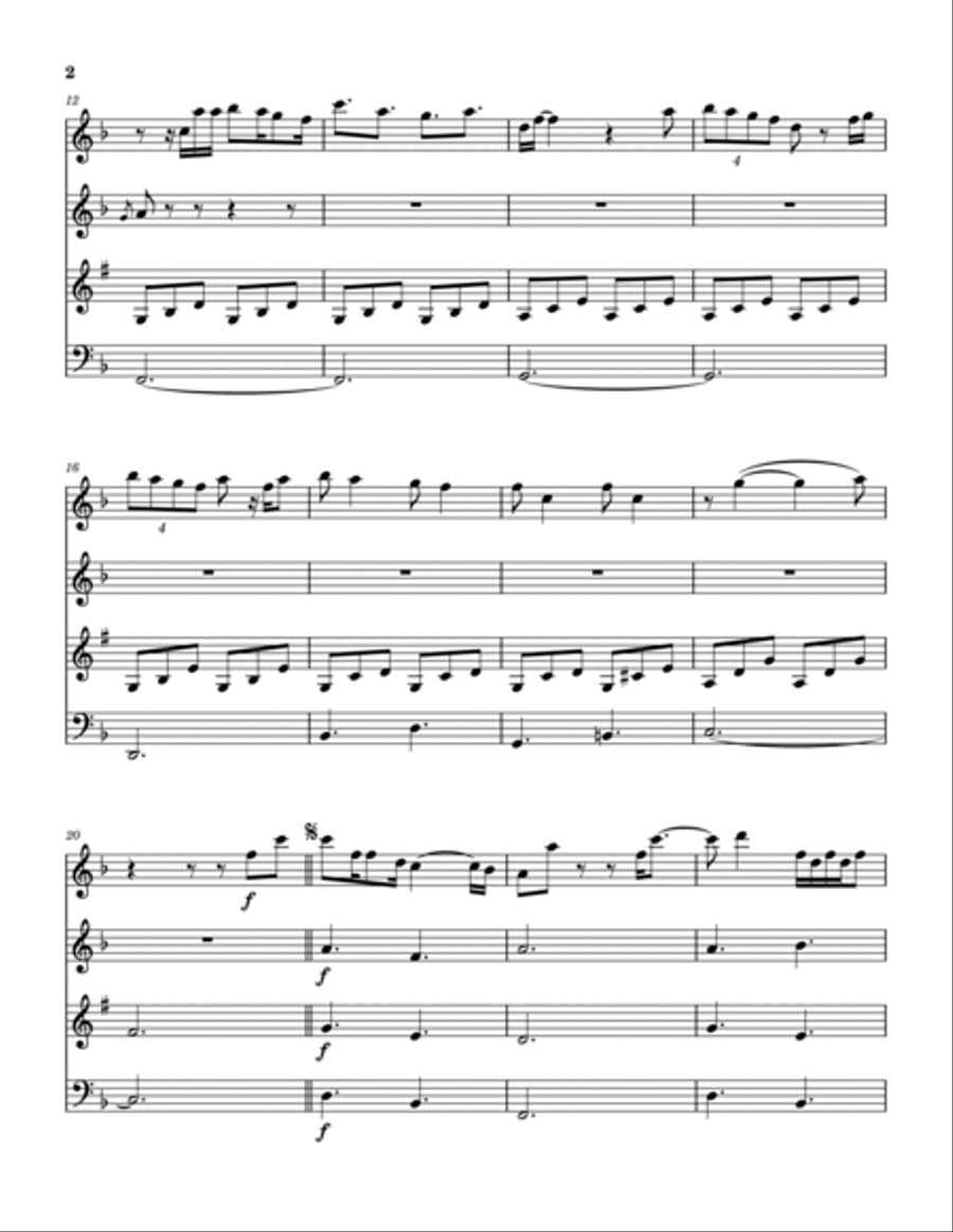 This Wish Woodwind Quartet scores gallery preview page 3