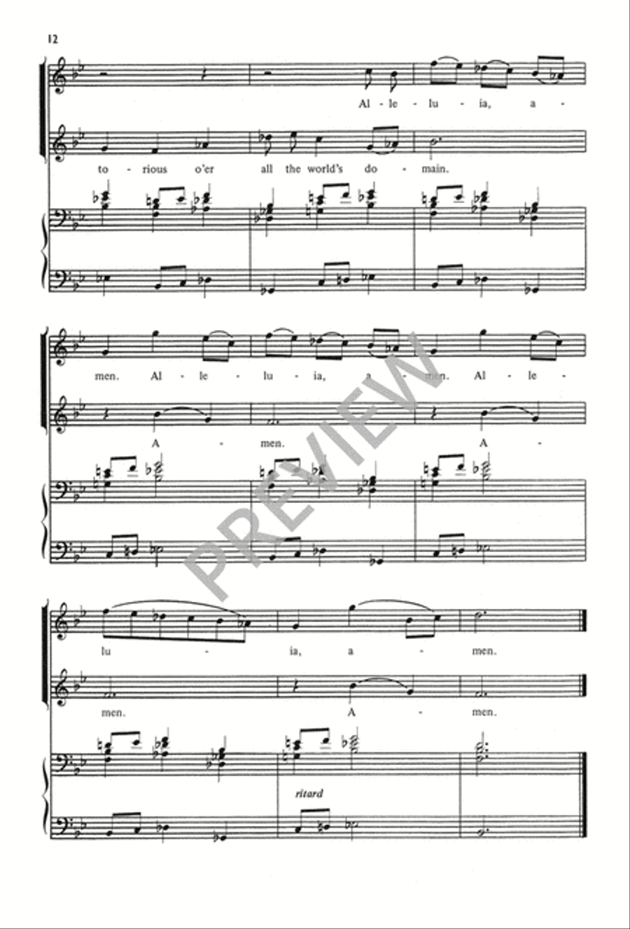 The Calvin Hampton Hymnary 4-Part scores gallery preview page 16