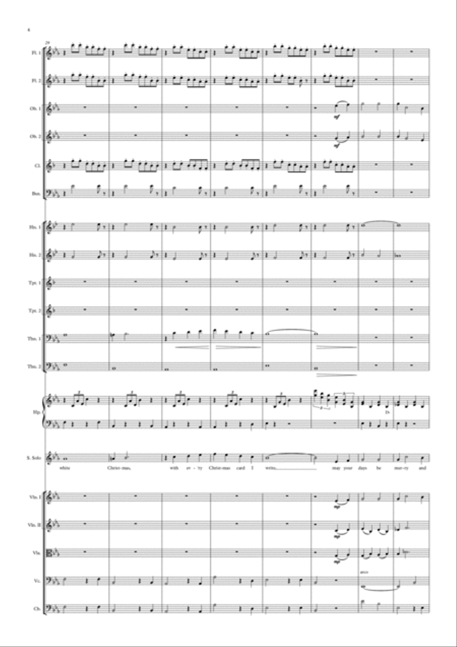 White Christmas Full Orchestra scores gallery preview page 4
