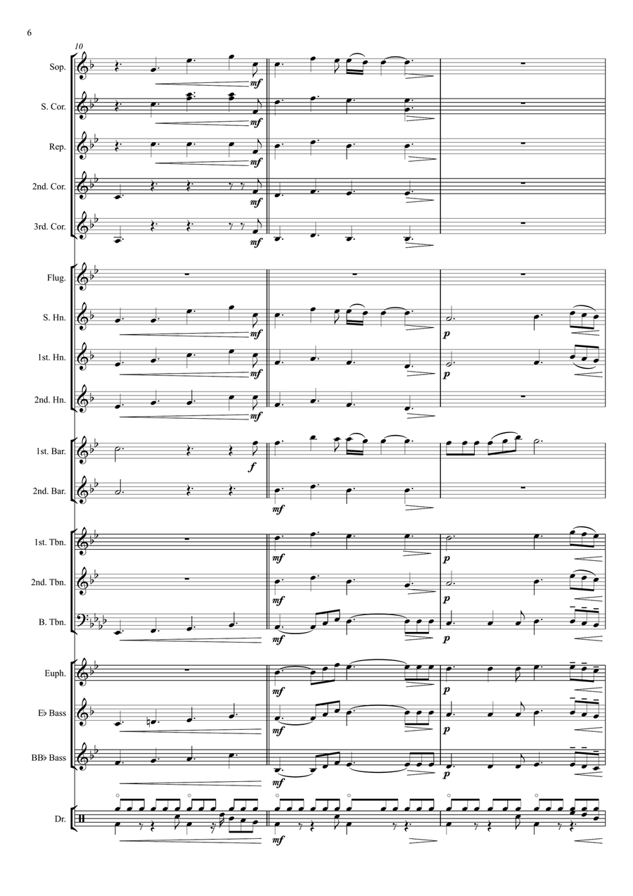 Perfect Day Brass Band scores gallery preview page 6
