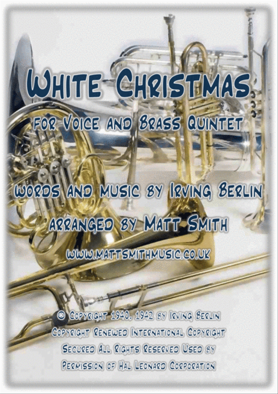 White Christmas Horn scores gallery preview page 1
