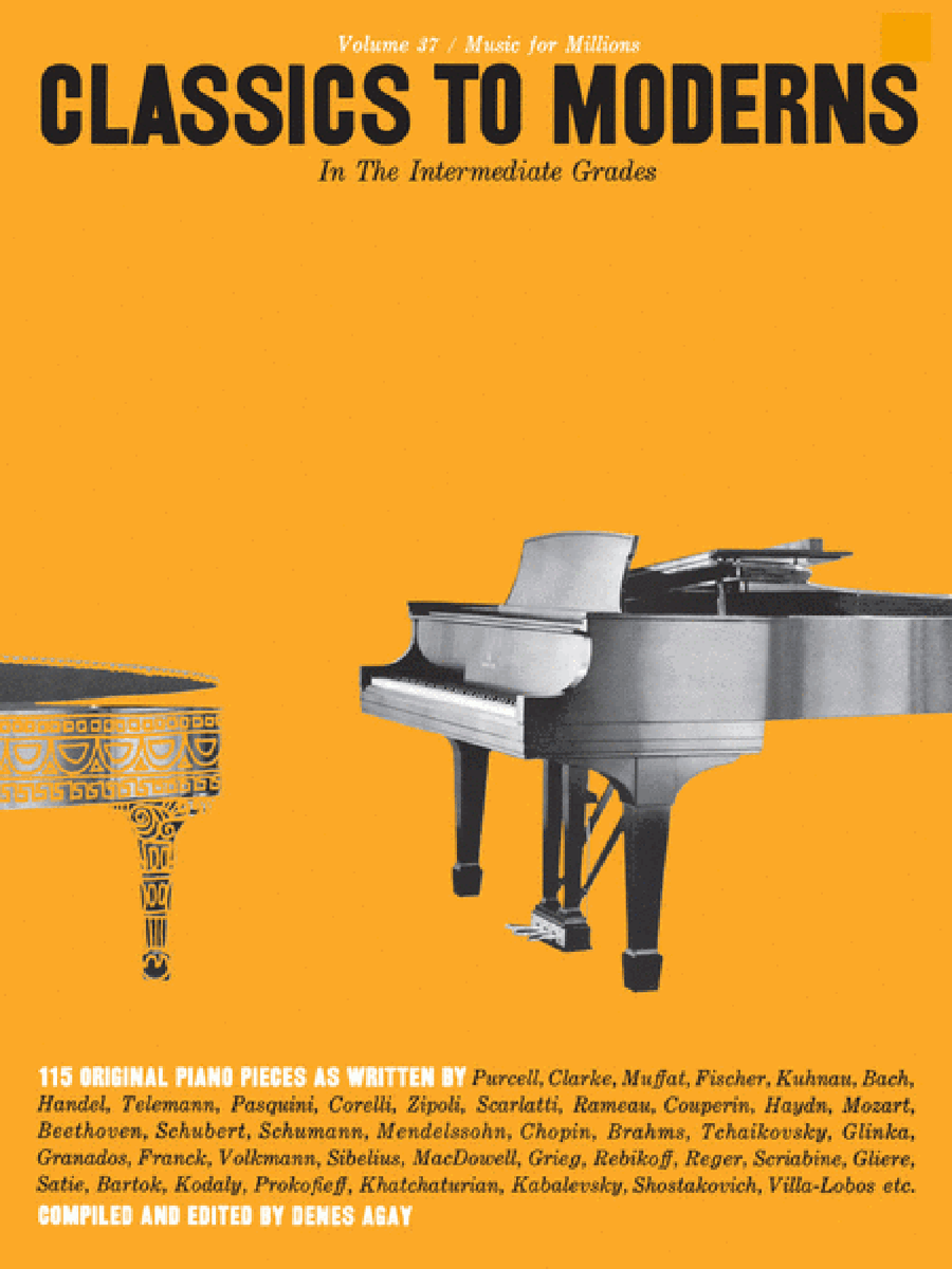 Intermediate Grades Classics to Moderns Piano Solo scores gallery preview page 1