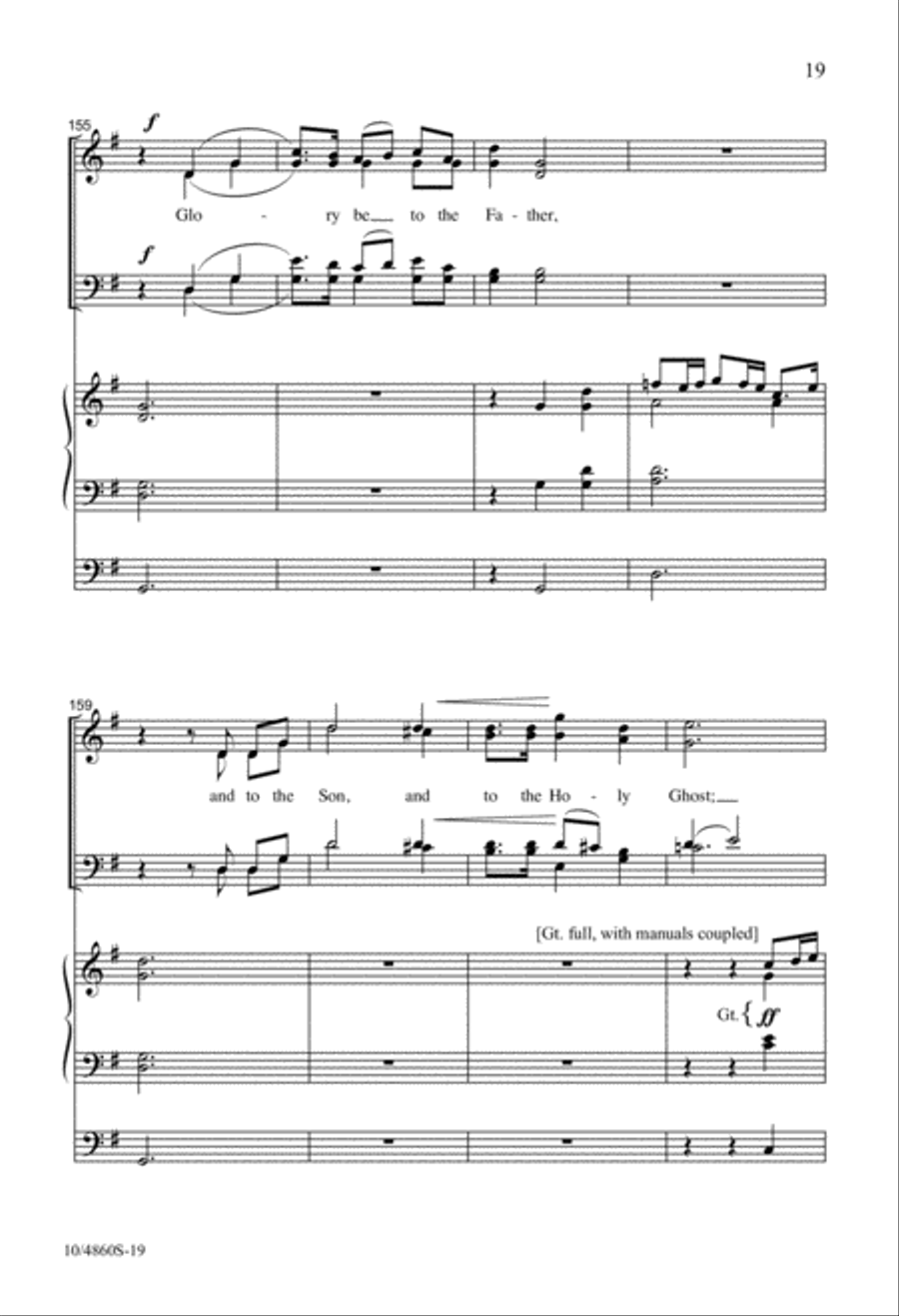 Magnificat and Nunc Dimittis (