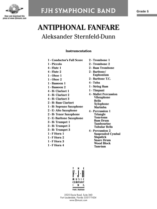 Antiphonal Fanfare: Score