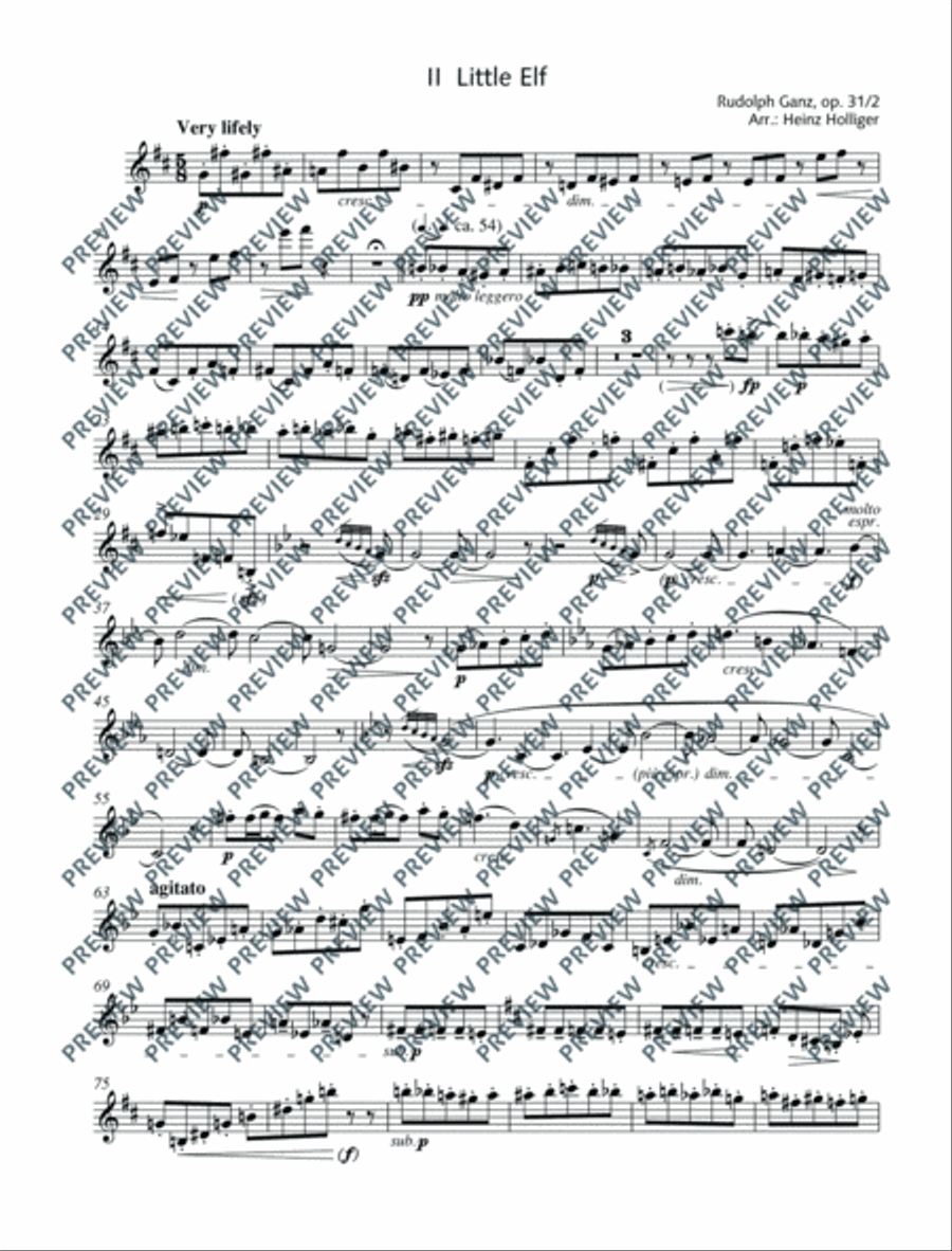 Little Sphinx and Little Elf English Horn scores gallery preview page 17