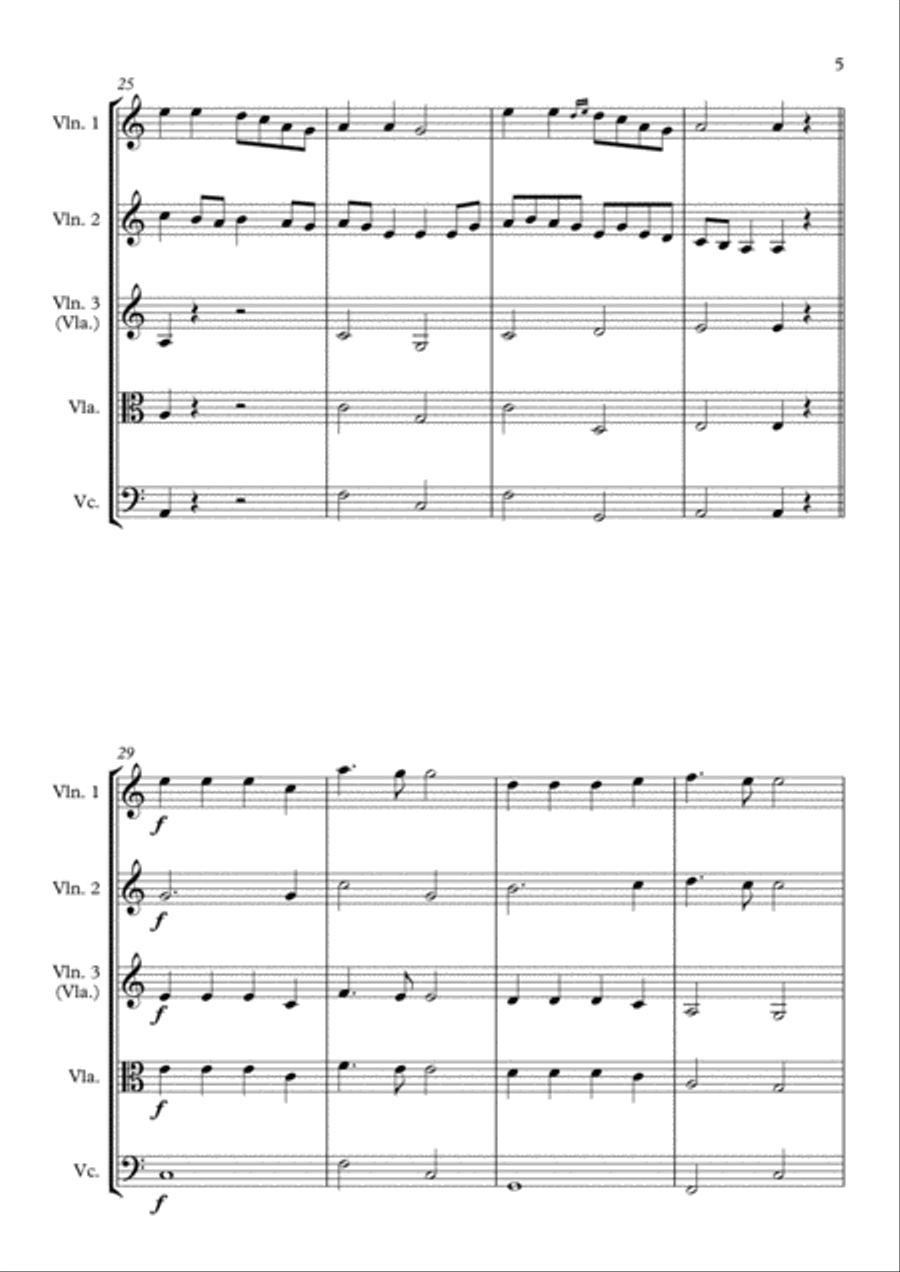 Nancy Mulligan String Quartet scores gallery preview page 5