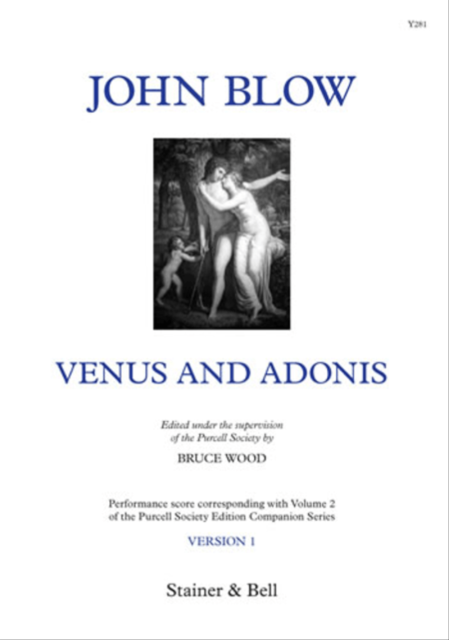 Venus & Adonis. Version 1. Perf Score Study Score scores gallery preview page 1