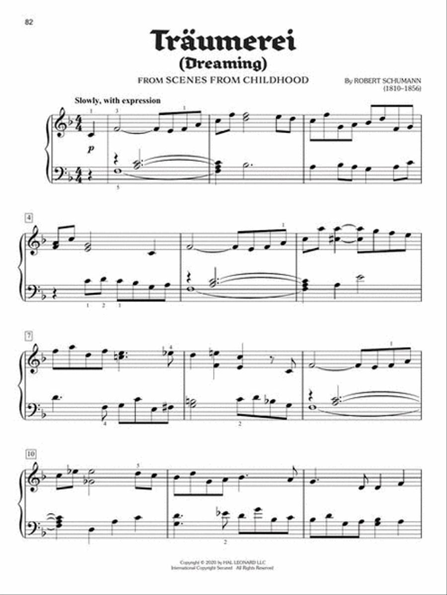 Classical Themes for Kids Easy Piano scores gallery preview page 7