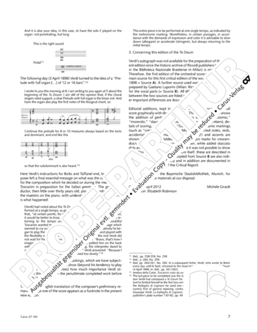 Te Deum Te Deum 4-Part scores gallery preview page 8