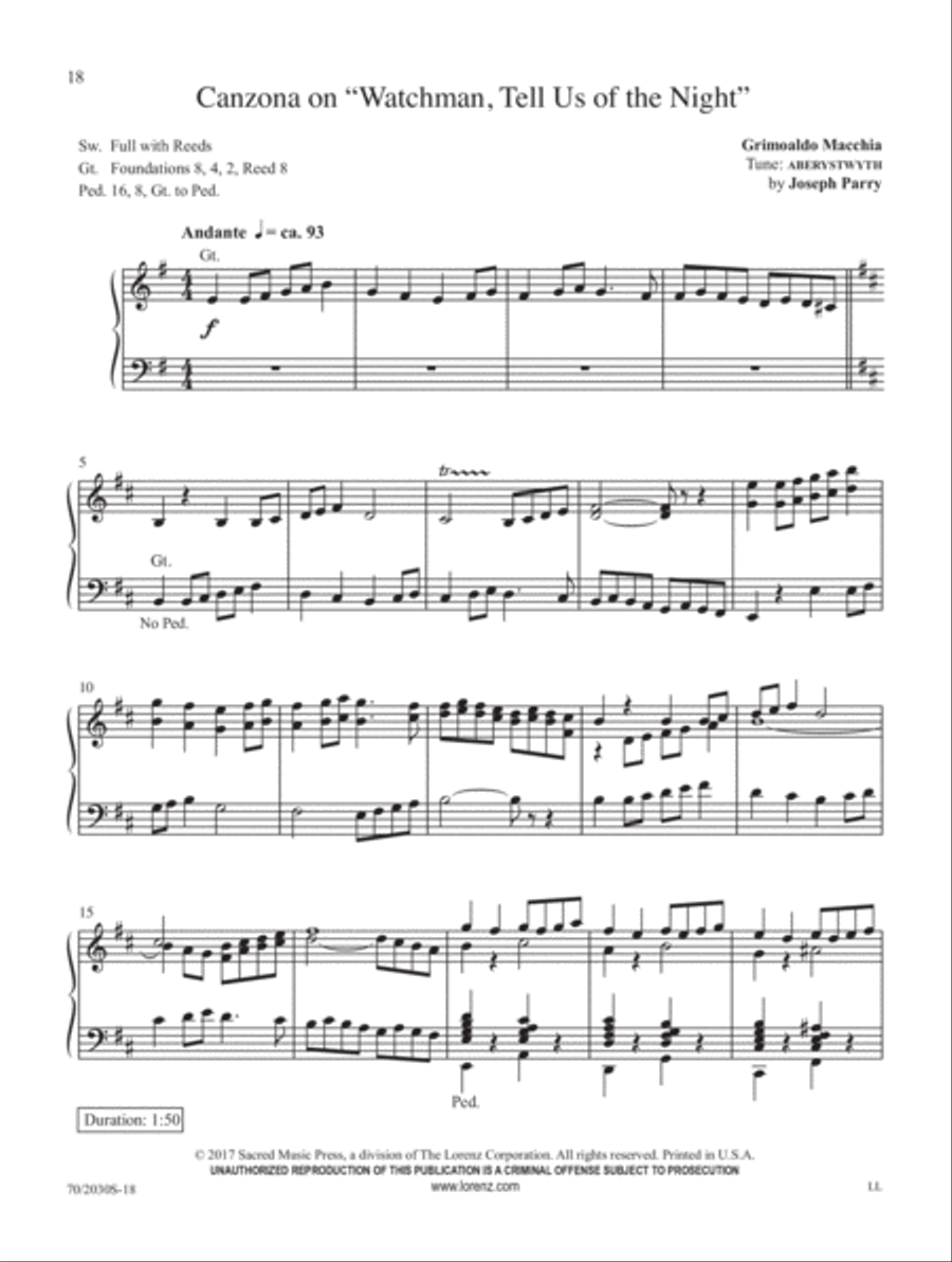 People, Look East! People, Look East! Organ Solo scores gallery preview page 8