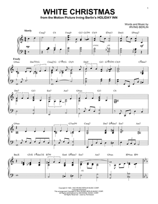 White Christmas [Jazz version] (arr. Brent Edstrom)
