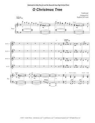 O Christmas Tree (Clarinet Choir and Piano)