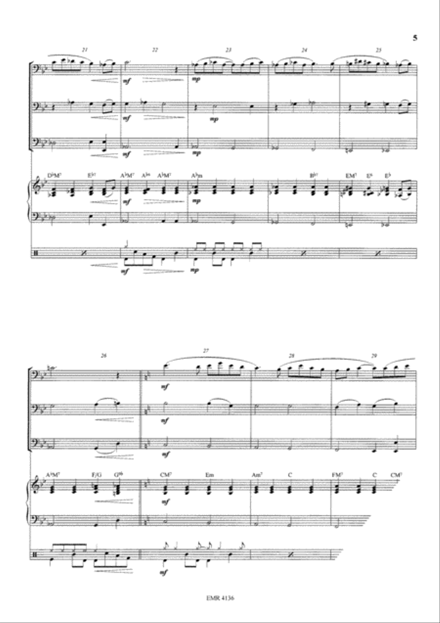 Keep Cool Trombone Duet scores gallery preview page 5