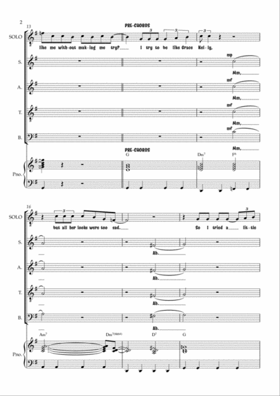 Grace Kelly Grace Kelly 4-Part scores gallery preview page 2