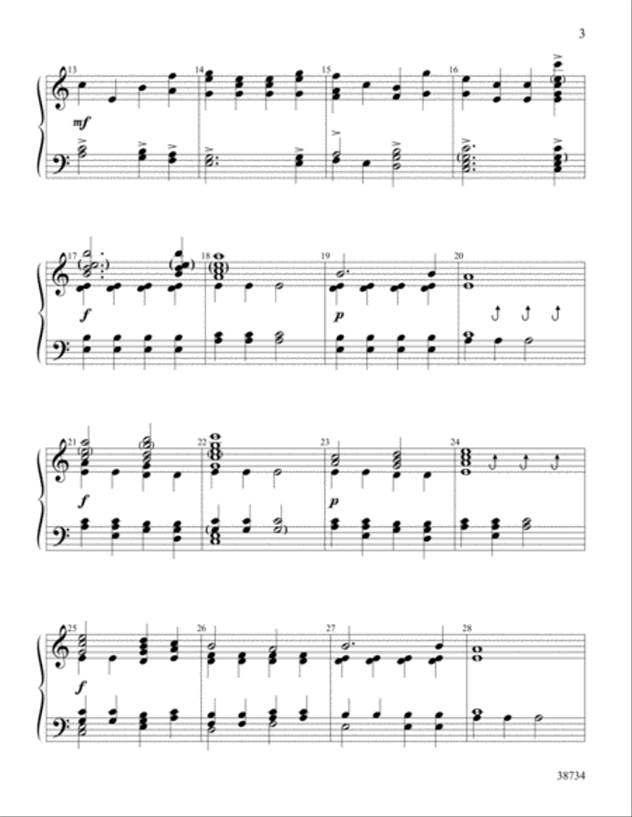 A Carol Jubilee Handbell Choir scores gallery preview page 3