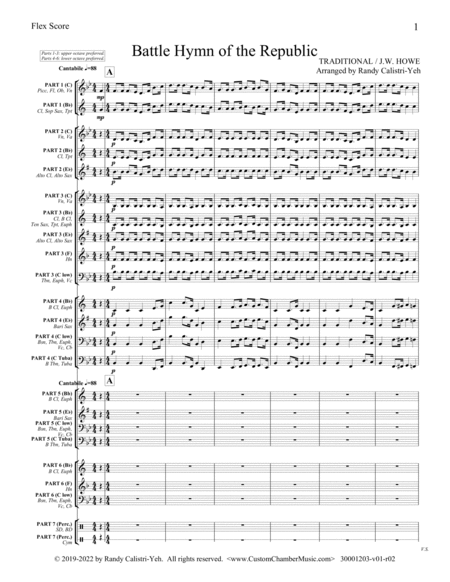 Battle Hymn of the Republic (Flexible Orchestra) image number null
