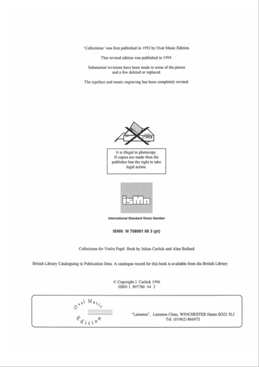 Scale Collection and Glossary: Collections for Violin Pupil Book Violin Solo scores gallery preview page 3