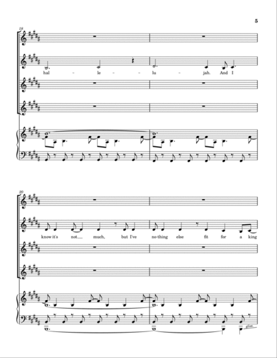 Gratitude SSAA scores gallery preview page 6