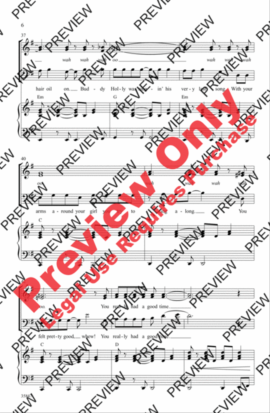 Whatever Happened to Saturday Night 4-Part scores gallery preview page 6