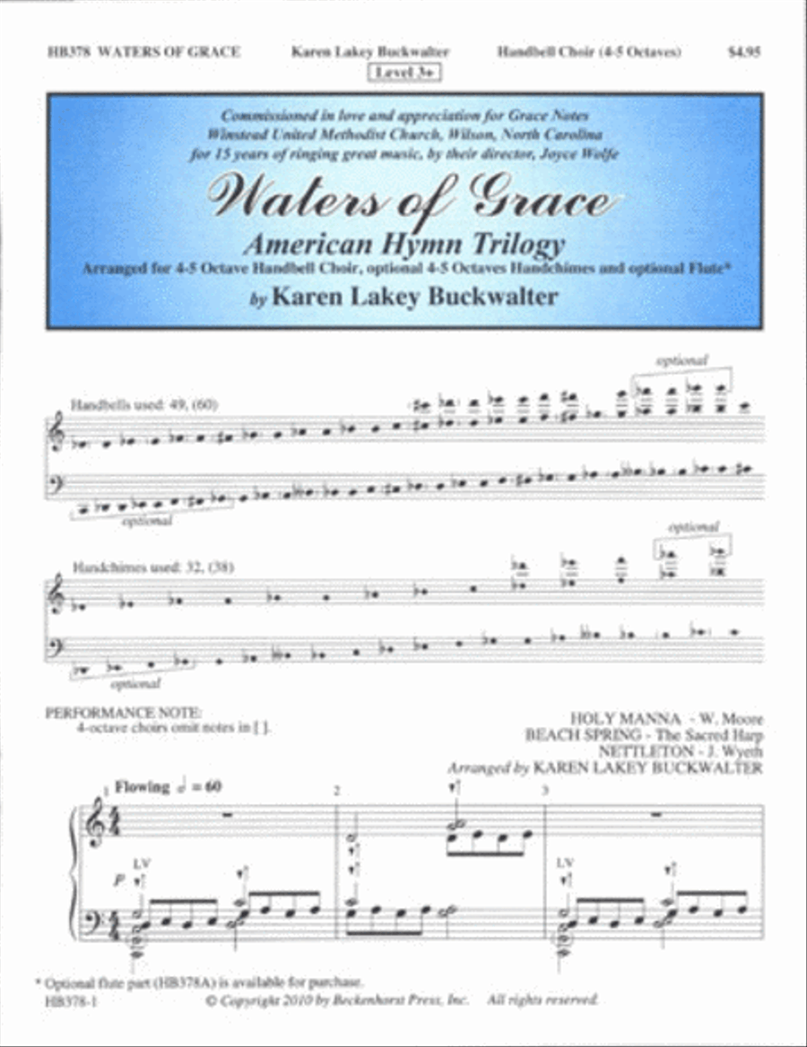 Waters of Grace 5-Octaves scores gallery preview page 1