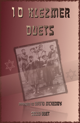 Book cover for 10 Klezmer Duets for Cello