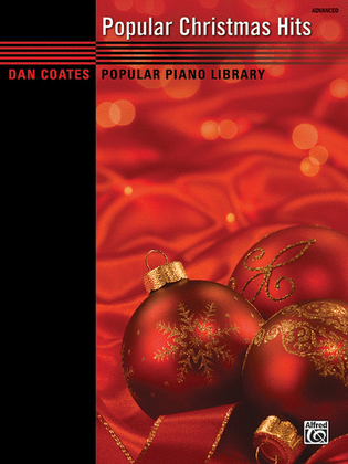 Book cover for Dan Coates Popular Piano Library -- Popular Christmas Hits