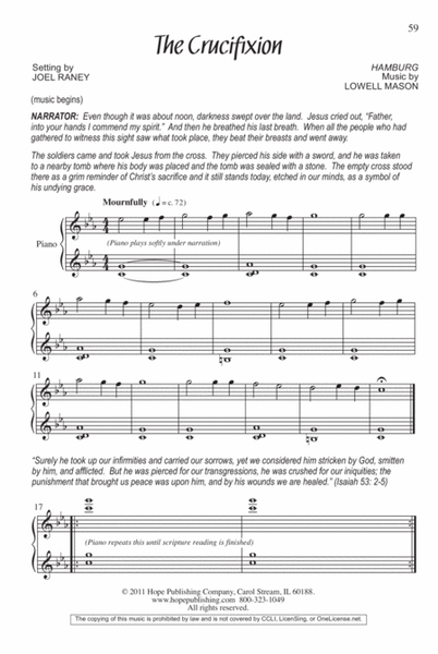 We Remember Calvary (SATB) image number null