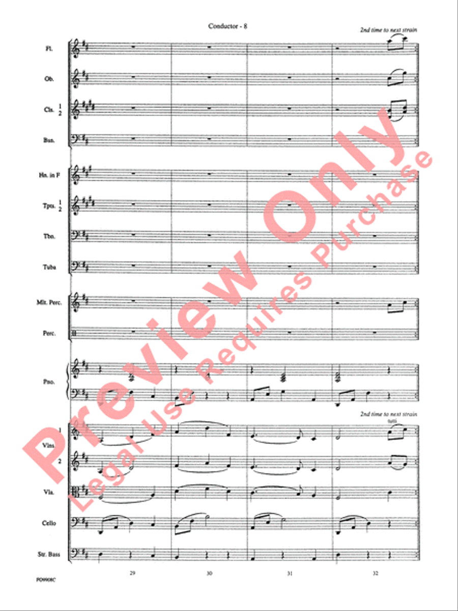 Ashokan Farewell Full Orchestra scores gallery preview page 11