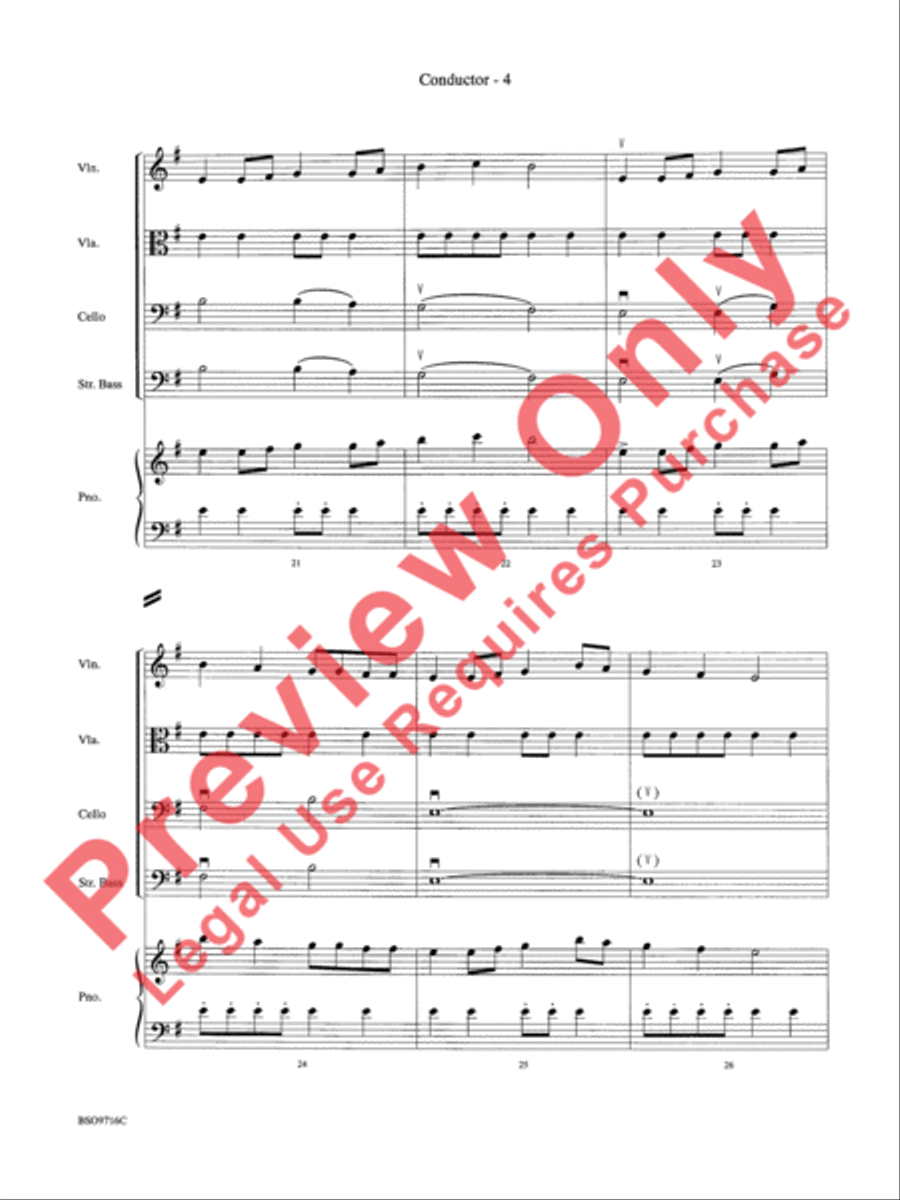 Tangents for Strings String Orchestra scores gallery preview page 7