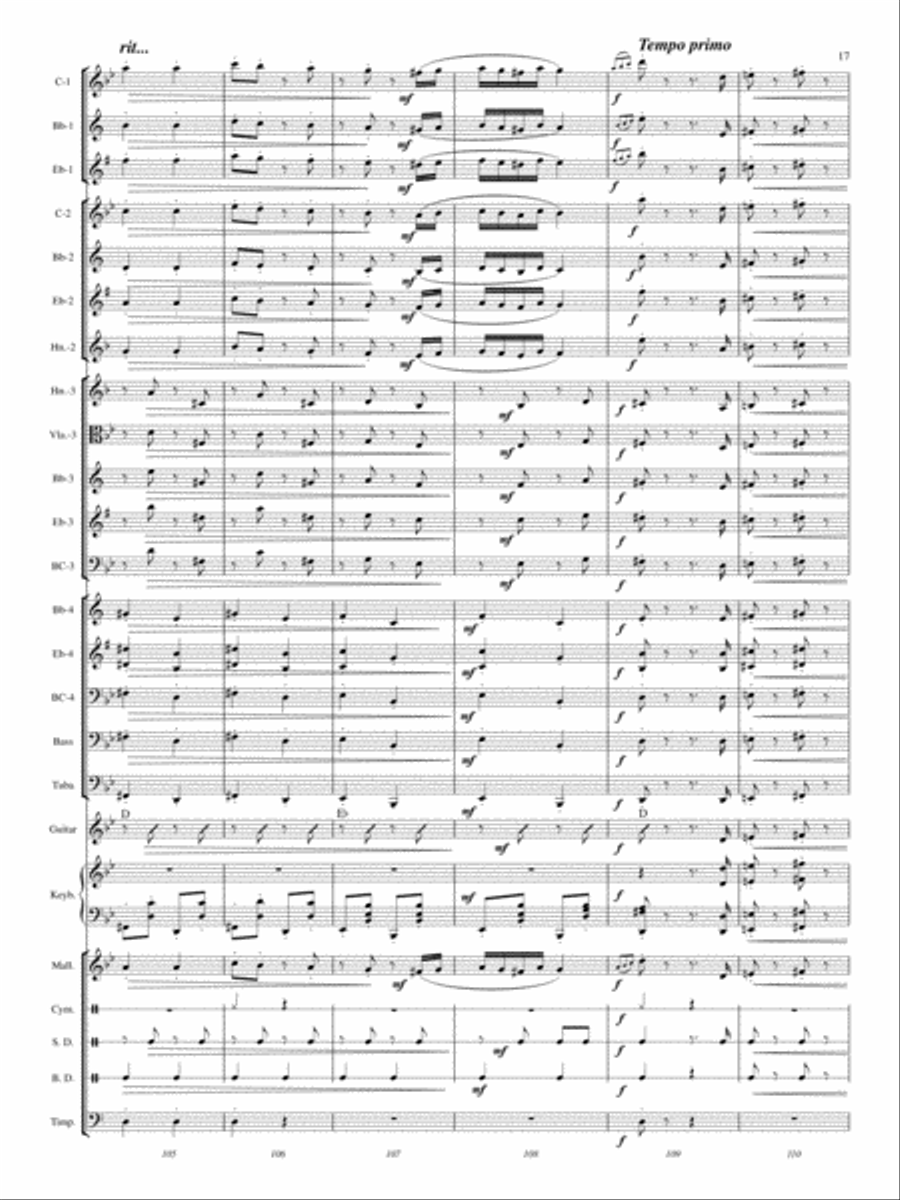Hungarian Dance No. 5 Hungarian Dance No. 5 Concert Band scores gallery preview page 16