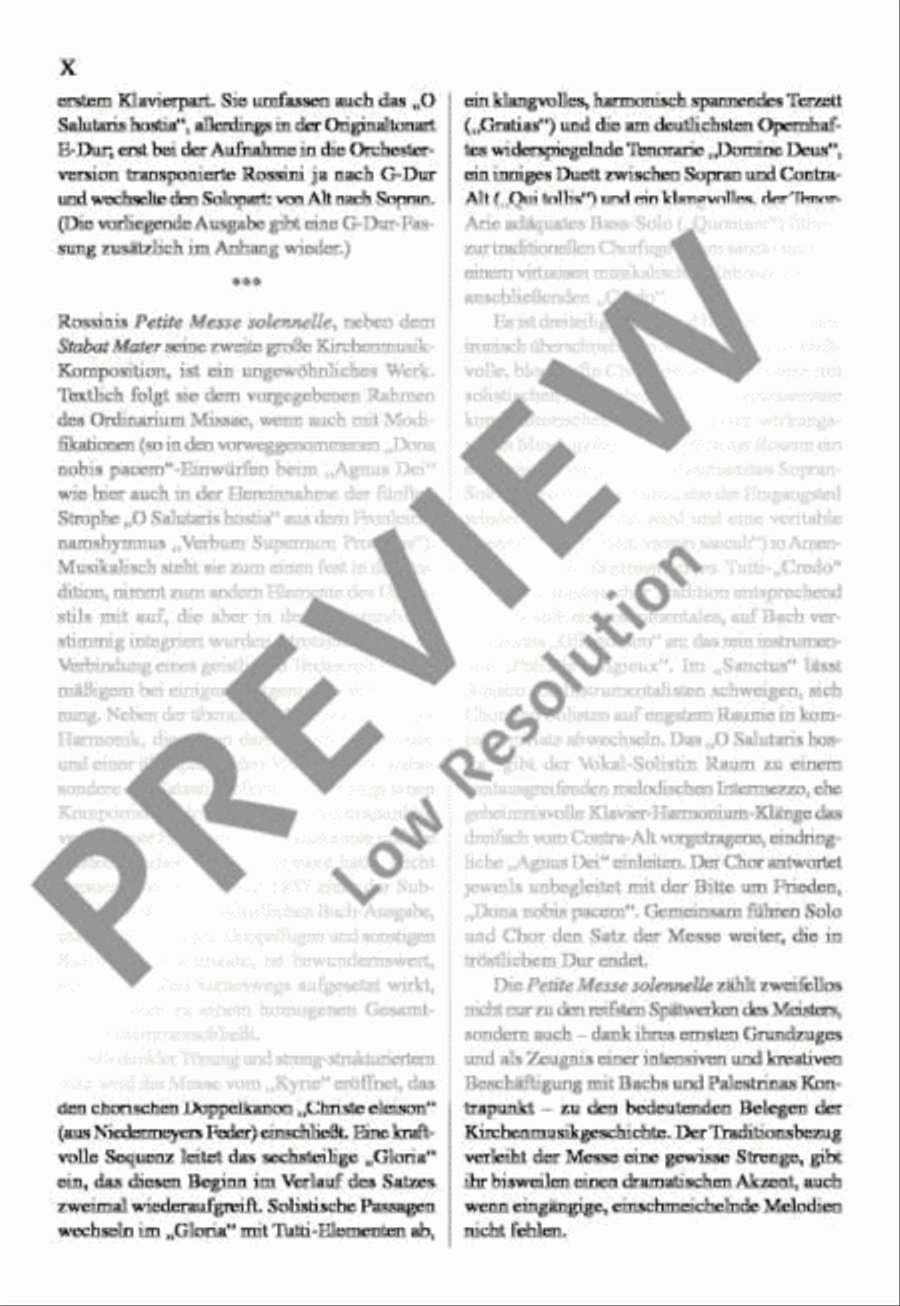 Petite Messe Solennelle Choir scores gallery preview page 11