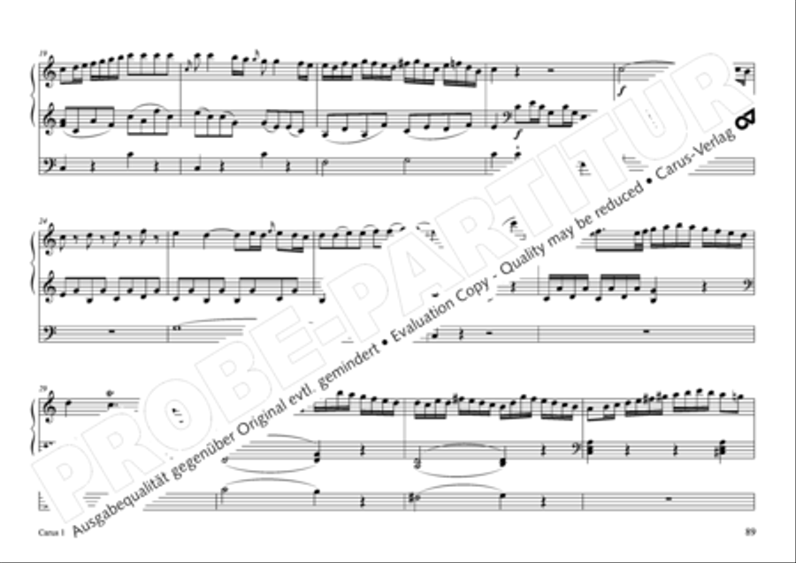 17 Church sonatas Organ Solo scores gallery preview page 90