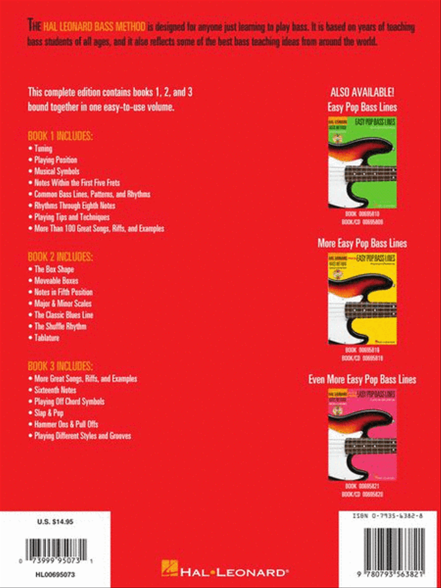 Hal Leonard Electric Bass Method – Complete Edition Bass Guitar Tablature scores gallery preview page 15
